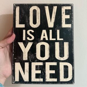 Black and White Distressed Inspirational Wall Art